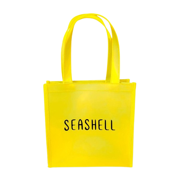 سيشل - حقيبة الشاطئ حجم صغير لون أصفر