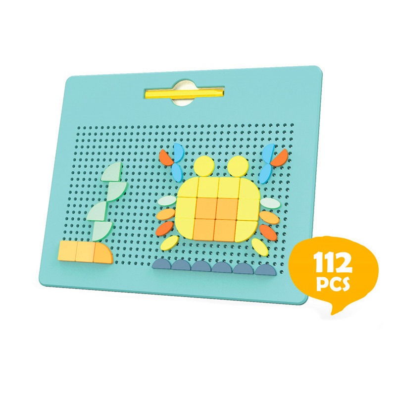 شينغو - لوحة بناء الخرز المغناطيسية 2 في 1 112 قطعة
