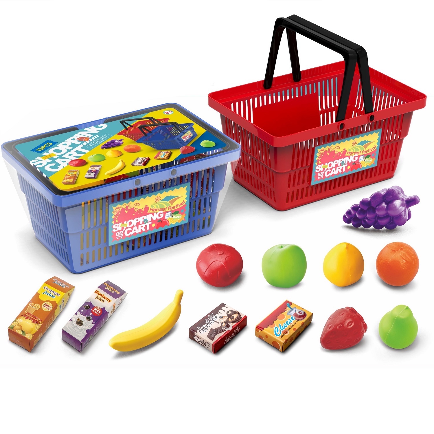 عربة التسوق مع الملحقات