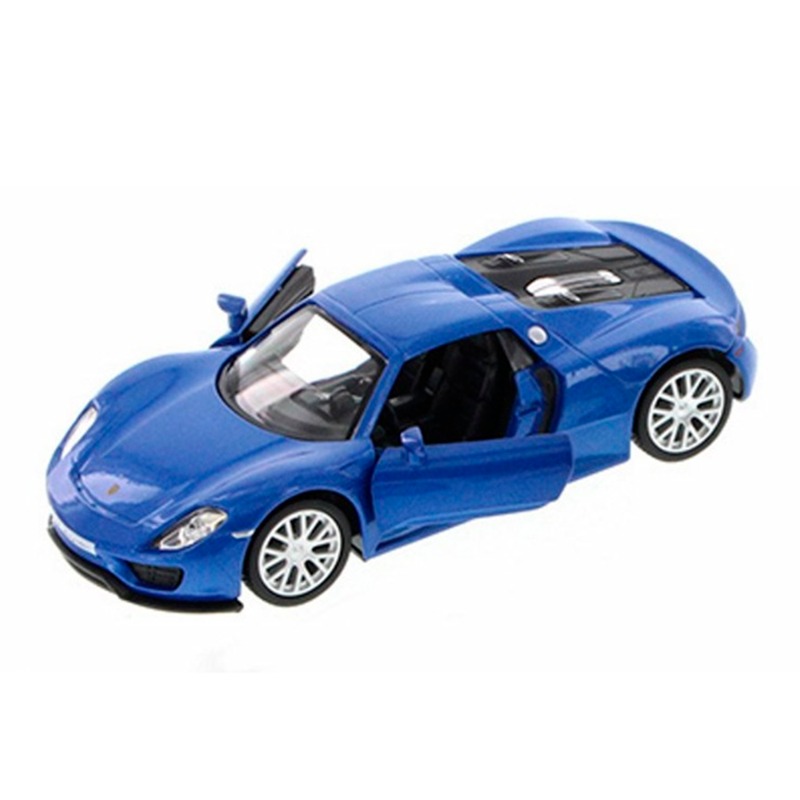 ميتال سبيد - سيارة بورش 918 سبايدر لون أزرق