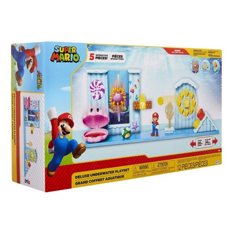 Super Mario Deluxe Underwater Playset