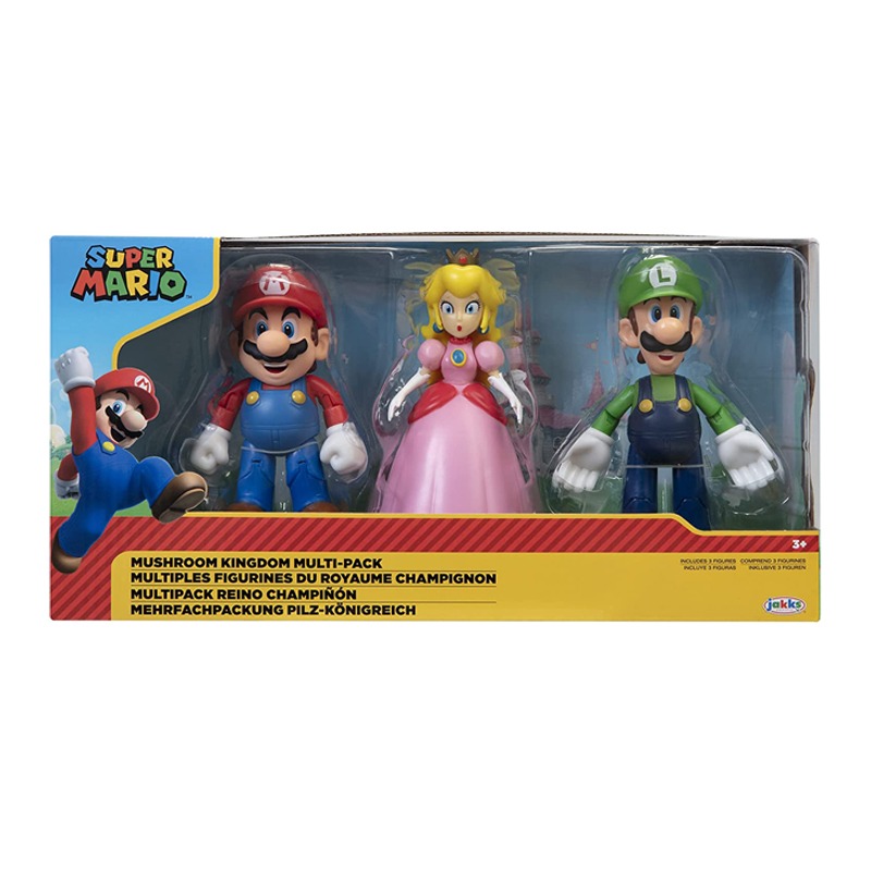 سوبر ماريو - ديوراما مملكة الفطر 3 شخصيات