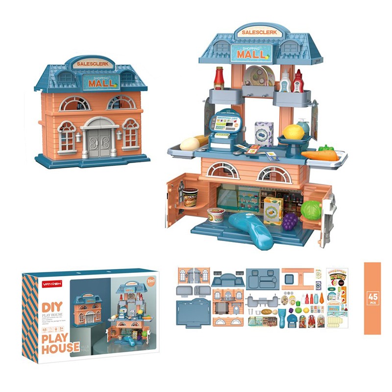 مجموعة لعب السوبر ماركت - 38 قطعة