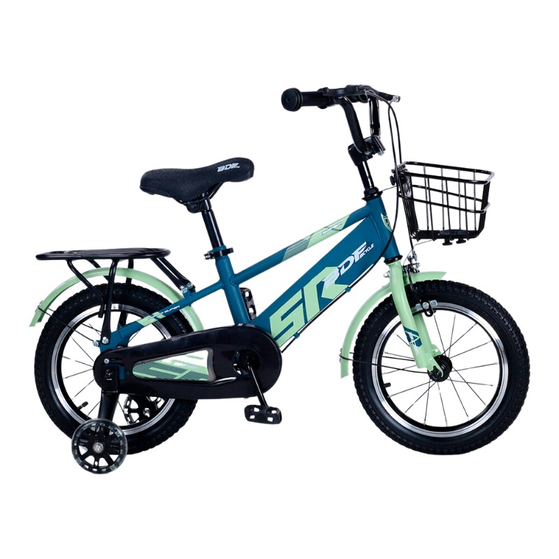 تيانشينغ - دراجة تيانشينغ للأطفال رباعية العجلات 12 انش لون اخضر