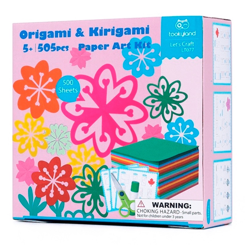توكي لاند - مجموعة فن الورق اوريغامي وكيريغامي 505 قطع