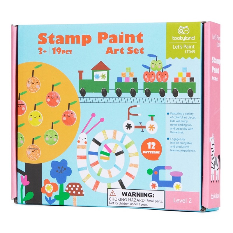 توكي لاند - مجموعة فن الطلاء و الطوابع 19 قطعة