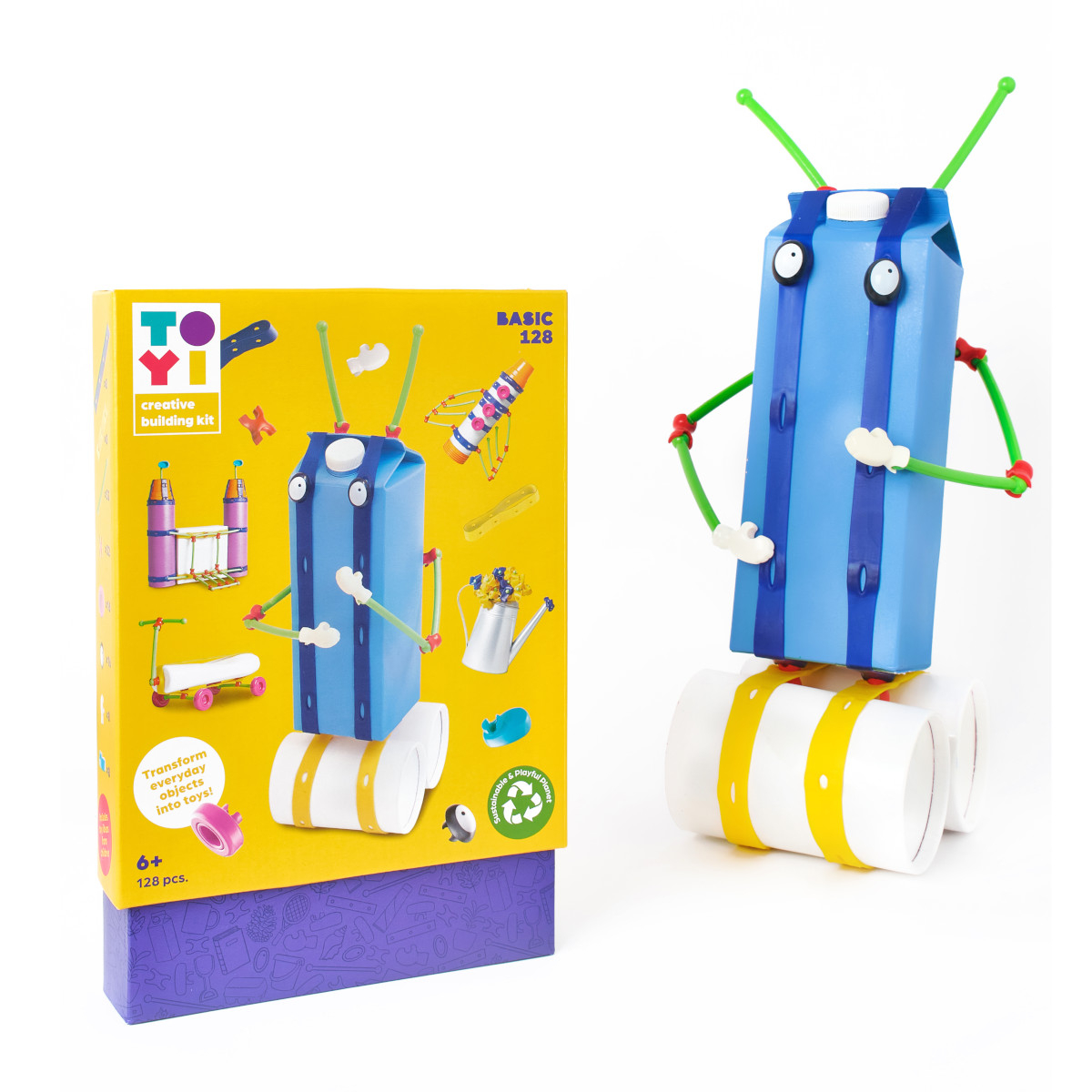 توي - مجموعة كتل البناء كرييتف 128 قطعة