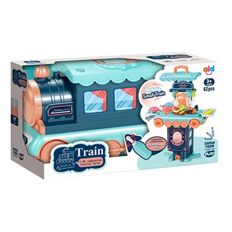 قطار أدوات المطبخ - 62 قطعة