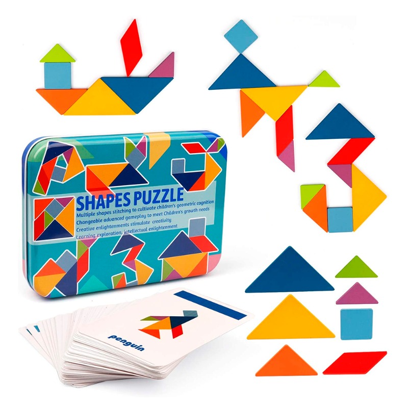 لعبة تحدي مطابقة بازل الأشكال