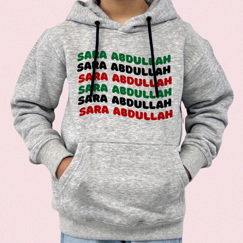 هودي بتصميم رسمة العلم ويفنج فلاج