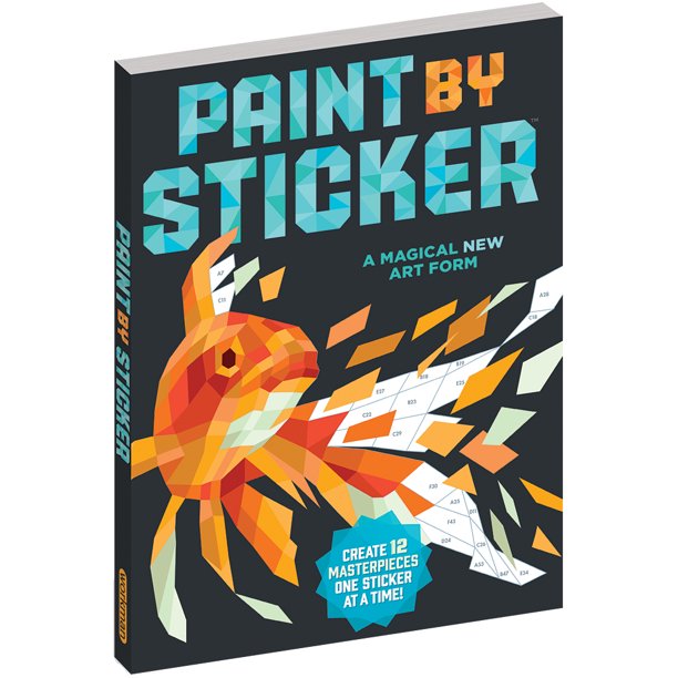 وورك مان - كتاب التلوين بالملصقات - ماجيكال نيو آرت فورم