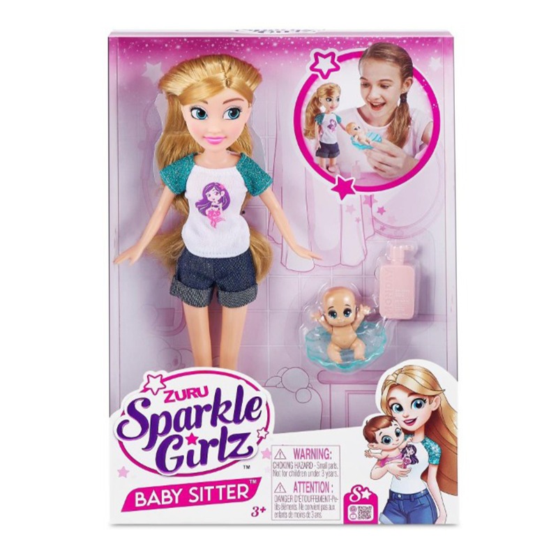 سباركل جيرلز - دمية بيبي سيتر 26 سم