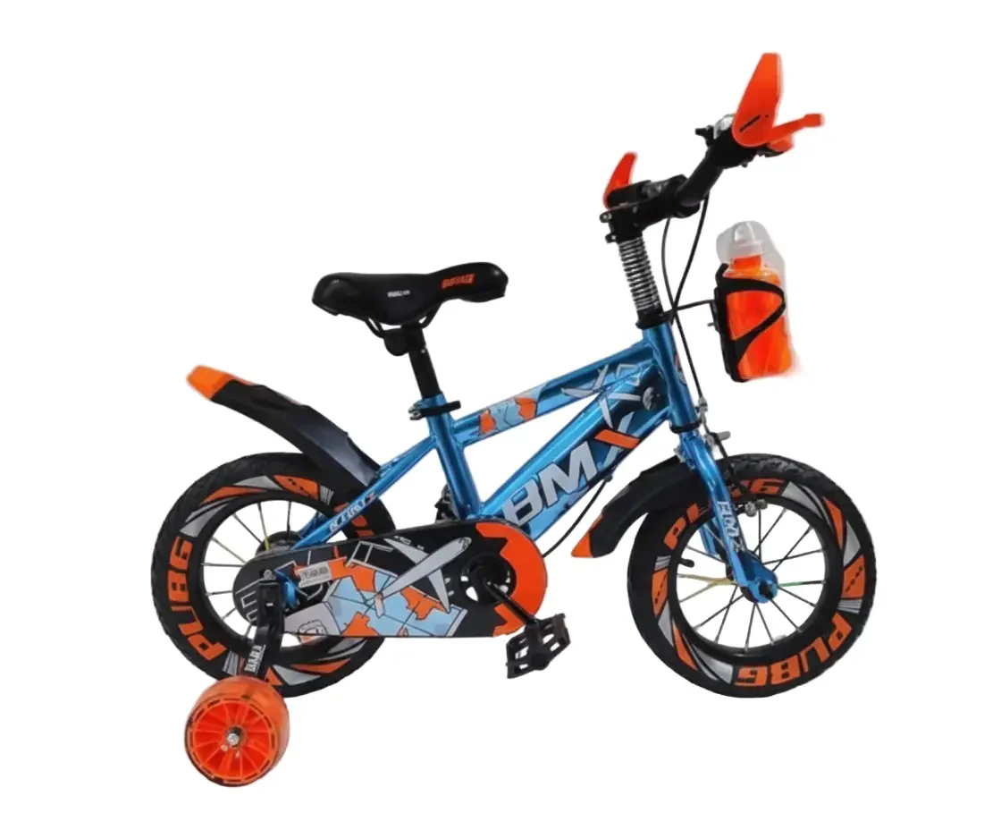 دراجة هوائية 12/14/16/18 بوصة بتصميم رياضي | متوفر باللون ( الأزرق ، الأحمر ، الأصفر )