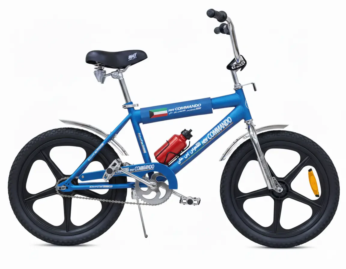 دراجة هوائية 16 بوصة و20 بوصة بتصميم رياضي | متوفر باللون ( الأحمر ، الأسود ، الأزرق )