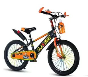 دراجة هوائية 16 بوصة بتصميم رياضي | متوفر باللون ( الوردي ، البرتقالي ، الاحمر )