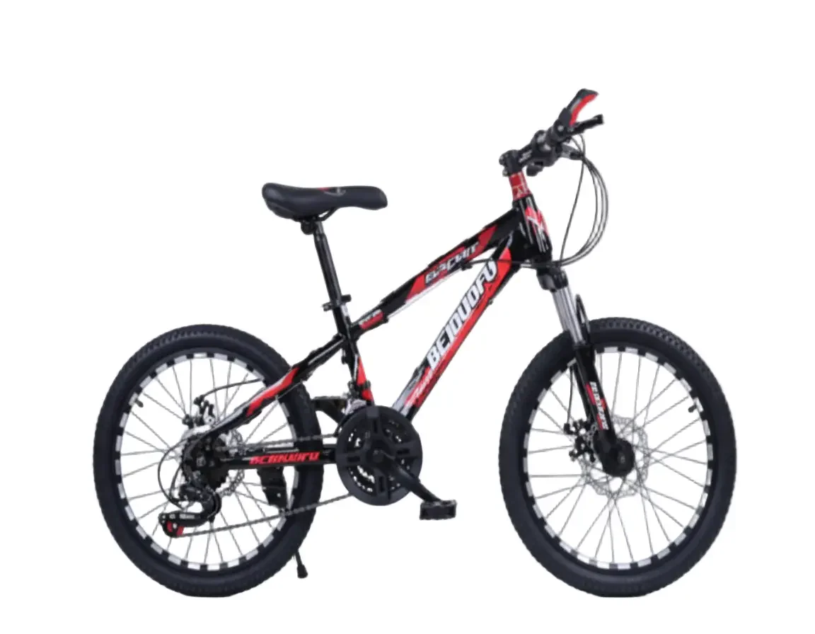 دراجة هوائية 22 بوصة بتصميم عصري ولون أحمر أو أزرق أو أخضر