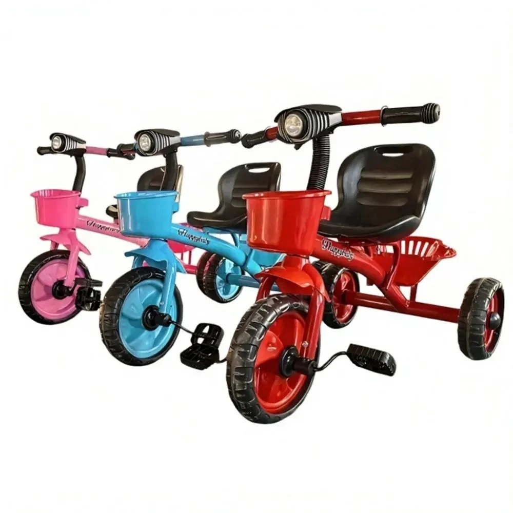 دراجة ثلاثية العجلات للأطفال بتصميم عصري | متوفر باللوان (أحمر، وردي، أزرق)