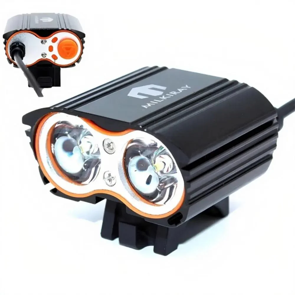 كشاف دراجة أمامي Security Ing LD14 USB مع بطارية 4800m Ah قابلة للشحن