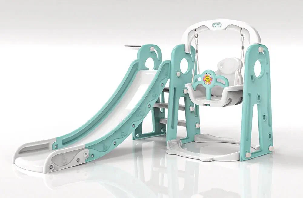 مجموعة زحليقة وأرجوحة للأطفال – تصميم آمن ومتين بمقاس 175×120×106 سم