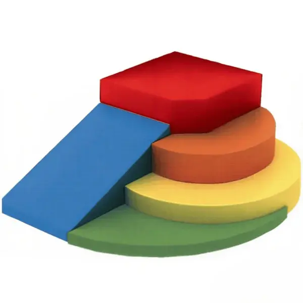منزلق رغوي آمن للأطفال من سن 3 إلى 12 عامًا