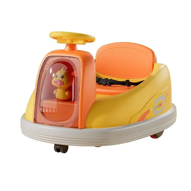 سيارة أطفال تصادم شحن كهربائية مع مقود