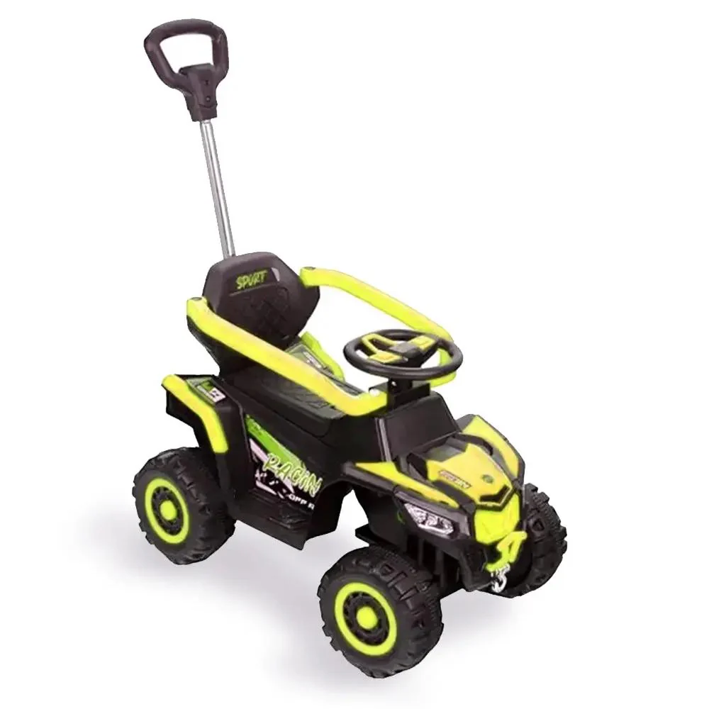 سيارة دفع جيب للأطفال – تصميم قوي وممتع باللون الأصفر