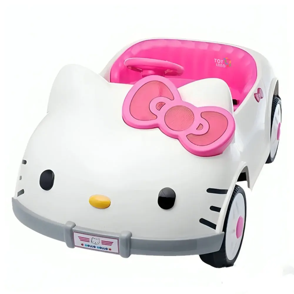 سيارة بناتي هالو كيتي شحن كهربائي للأطفال