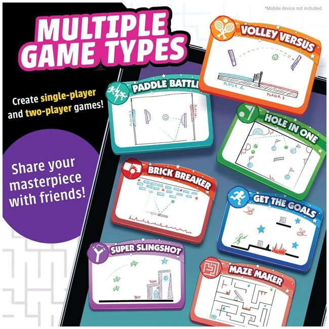 PIXICADE MOBILE GAME MAKER - DRAW YOUR OWN GAMES