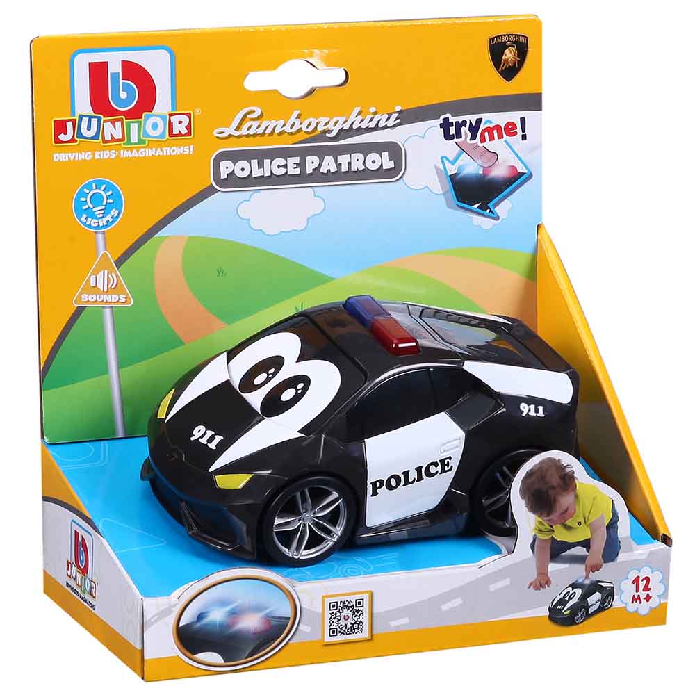 BBJUNIOR LAMBORGHINI POLICE PATROL LIGHT & SOUND