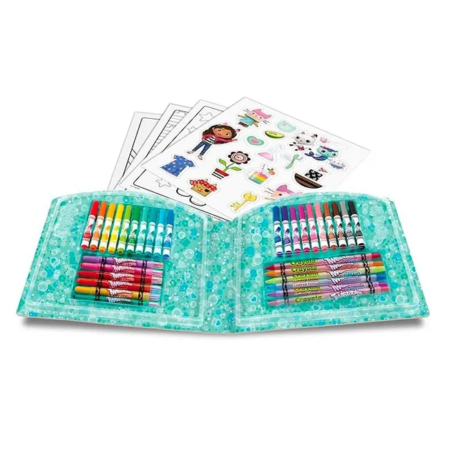 CRAYOLA GABBYS DOLLHOUSE COLORING CASE 40CT