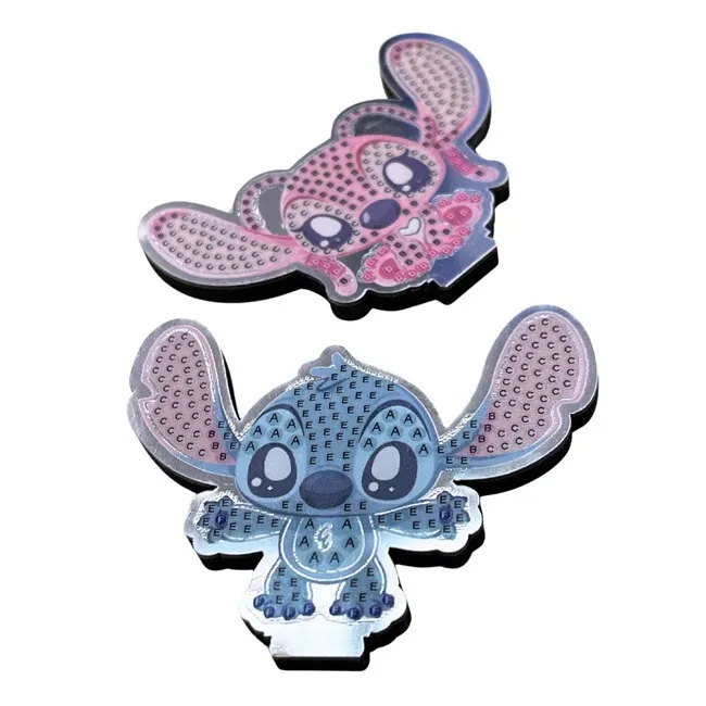 CRYSTAL ART BUDDIES MIRROR MAGBUDDIES SET OF 2 BASE DISPLAY