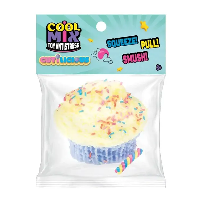 COOL MIX CUTILICIOUS CUPCAKE ANTI-STRESS HAND TOY