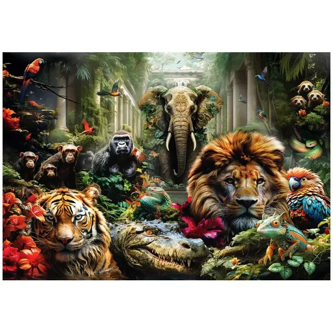 CLEMENTONI HQC MYSTIC JUNGLE POSTER - 1000 PCS PUZZLE
