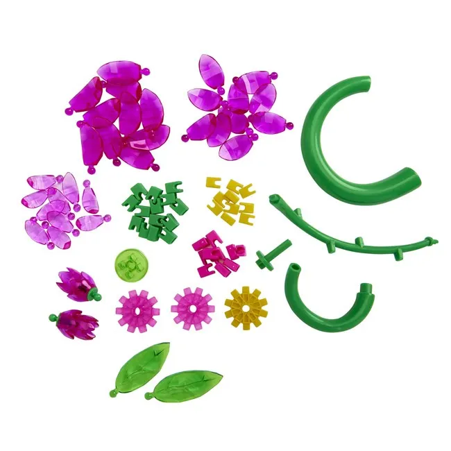 ROSE ART CRYSTAL GEM CREATIONS BLOOMING LOTUS BOUQUET