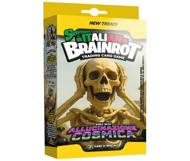 SKIFIDOL BRAINROT BETA SERIES COSMIC 3 BOOSTER PACKS CARDS