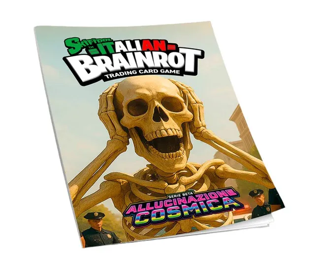 SKIFIDOL BRAINROT TCG BOOK COLLECTOR 36PAGES TO INSERT CARDS