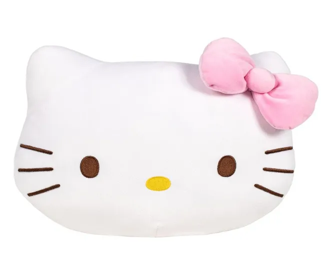 FAMOSA HELLO KITTY SUPER FLUFFY CUSHION 35 CM-WHITE