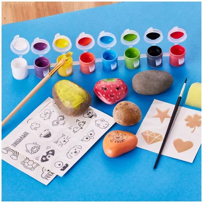 CREATIVITY FOR KIDS HIDE AND SEEK PAINT SOUR ROCKS