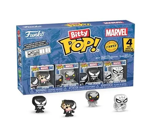 FUNKO BITTY MARVEL: SPIDER-MAN VENOM 4PK