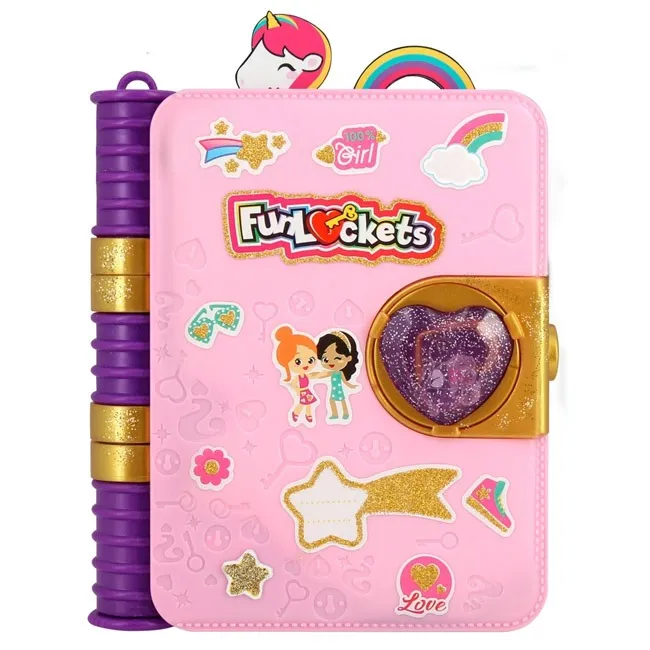 FUNLOCKETS SECRET JOURNAL GLITTER EDITION