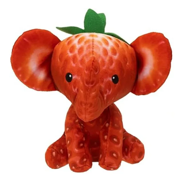 FOODIBLES SMALL SCENTED PLUSHIES ASST - STRAWBERRY ELEPHANT