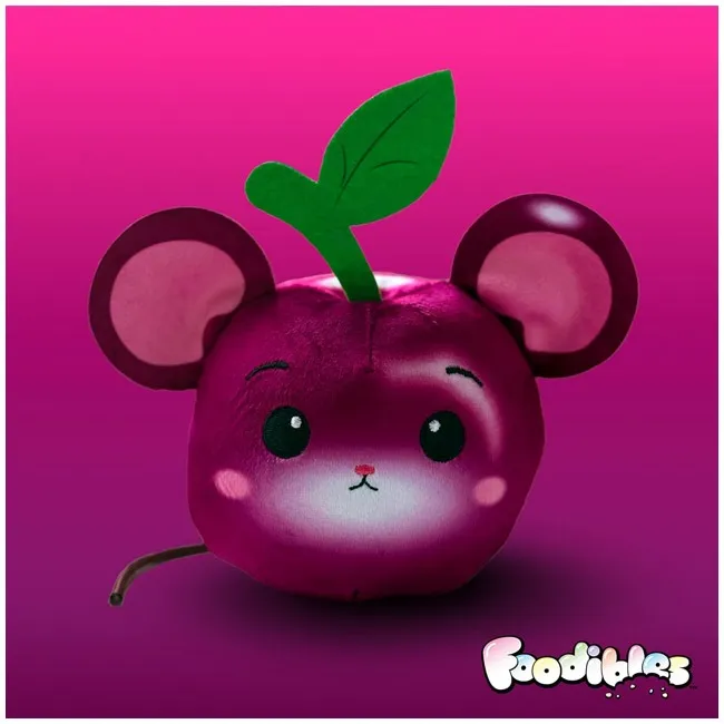 FOODIBLES SMALL SCENTED PLUSHIES ASST - CHERRY MOUSE
