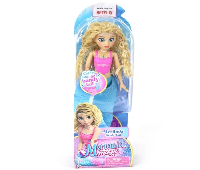 HEADSTART MERMAID MAGIC 9IN DOLL(MERLINDA)-28135