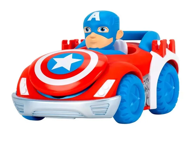 MARVEL SPIDEY N FRIENDS WEB DART ZOOMERS C. AMERICA SINGLE PK