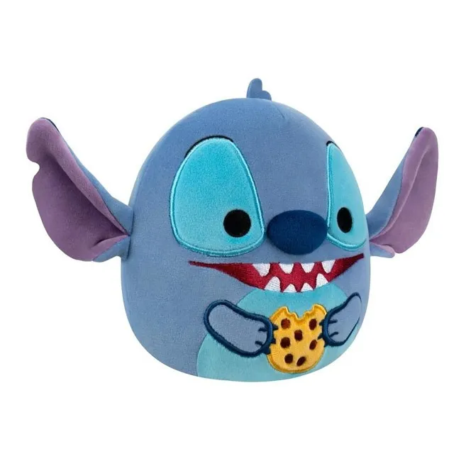 SQUISHMALLOWS 6. 5-INCH DISNEY STITCH EATING COOKIE PLUSH