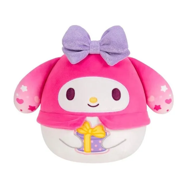 SQUISHMALLOWS MY MELODY WITH PRESENT 8IN SANRIO PLUSH TOY