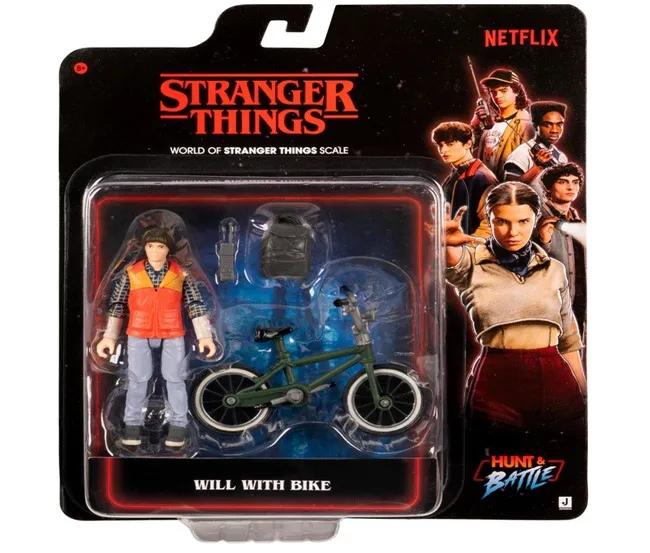 STRANGER THINGS WILL FIGURE WITH BIKE ASSORTED