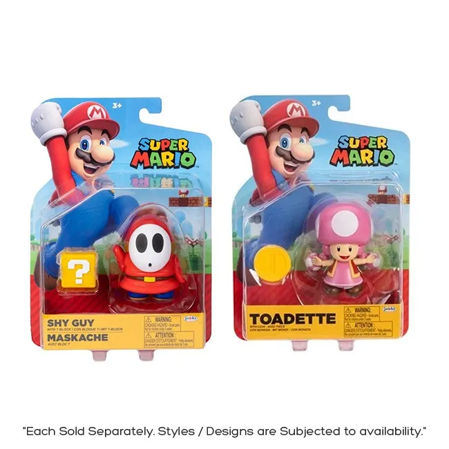SUPER MARIO 4INCH FIGURE WAVE 43 ASSORTED