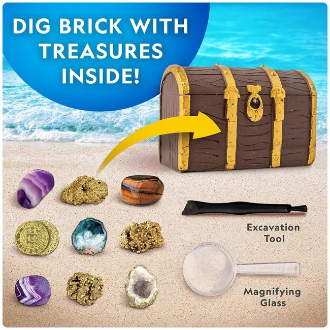 NATIONAL GEOGRAPHIC PIRATE TREASURE DIG KIT