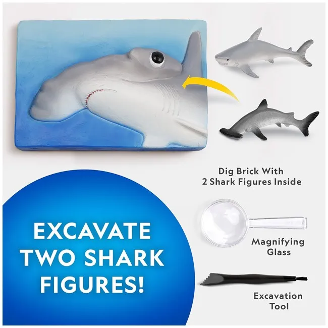 NATIONAL GEOGRAPHIC HAMMERHEAD SHARK DIG KIT
